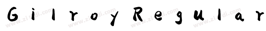 Gilroy Regular 常规字体转换